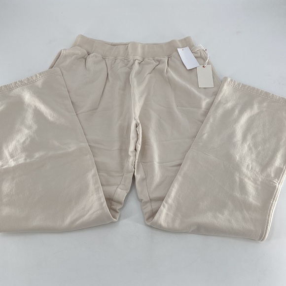 Good American Bone001 Wide Leg Sweatpant XL - Picture 3 of 10